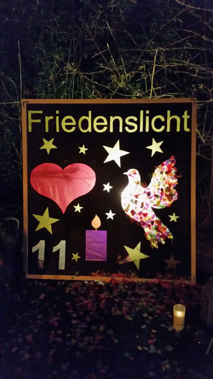 Friedenslicht/Adventsfenster