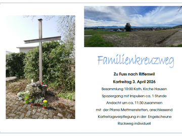 Karfreitagswanderung, 3. April, 10.00 Uhr