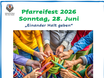 Pfarreifest 2026, Sonntag, 28. Juni, 11.00 Uhr