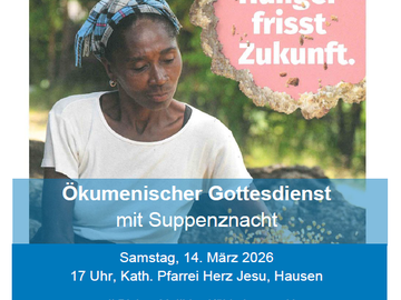 Suppenznacht am Samstag, 14. März. 17.00 Uhr