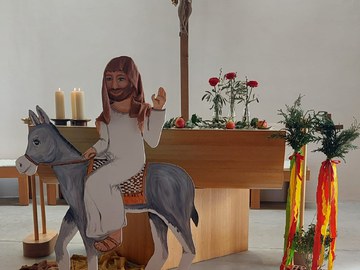 Familiengottesdienst am Palmsonntag, 29. März, 9.30 Uhr